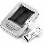 USB m&auml;lupulk 32 GB metallkarbis, graveeritud, esimese kommuniooni meenutus