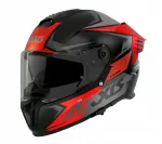 Motorratturi kiiver AXXIS Hawk Evo SV Ixil, punane