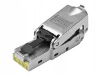 RJ45/8P8C pistik, STP, kategooria 6A, AWG22-27, t&ouml;&ouml;riistavaba, DIGITUS