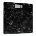 ADE vannitoakaal kuni 180 kg, 30 x 30 cm, marmorimustriga, must