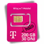 Mobiilse interneti SIM-kaart T-Mobile LTE 4G 5G 200GB 30 p&auml;eva ruuterile