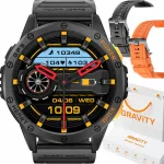 Meeste nutikell GRAVITY GT24-3, AMOLED-ekraan, GPS, 2 rihma, IP68