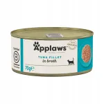 Applaws TUNA fillet konserv kassidele puljongis 70g