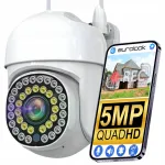 Traadita p&ouml;&ouml;rlev WiFi kaamera 5MPx QHD teavitustega