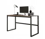 Kirjutuslaud Loft Industrial, tamme toon, kuldne, 120x60 cm