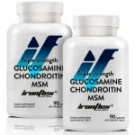 Toidulisand liigeste jaoks IRONFLEX GLUCOSAMINE CHONDROITIN MSM 180 tabl.