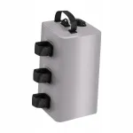 Telgi jalaraskused, kokkupandavad, hallid, 20 l