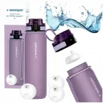 Wessper B4 Tritan veepudel filtriga, 3 lisafiltrit