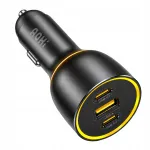 AOHi Superauto auto laadija, 170 W, 2x USB-C, 1x USB-A