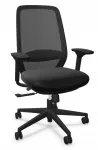 Kontoritool Elovie, ergonoomiline, must, v&otilde;rguline, NOWY STYL