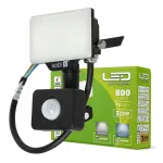 LED halogeenprožektor liikumis- ja valgusanduriga 10W 4000K IP54