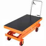 H&uuml;drauliline laud VEVOR, 800 kg, 4 rattaga, libisemiskindla alusega