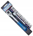 Mutriv&otilde;tmete komplekt 1/2" 8-19 mm koos ratastangide, pikenduse ja hoidjaga KING TONY