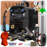 Keevitusmasin SPARTUS EASYMIG 210 LED, 230V, 200A, TIG Lift, FLUX, 2T/4T