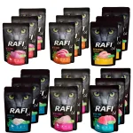 Rafi m&auml;rg kassitoit, erinevad maitsed, 60 x 100 g