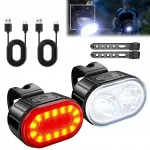 Jalgratta tulede komplekt LED ees- ja tagatuled, 1200mAh