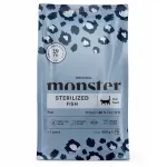Monster Cat Original kuiv steriliseeritud kassidele kalaga, 400 g