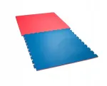 Tatami matt taekwondole, kahepoolne, 100x100x2,5 cm, punane/sinine