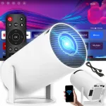 HY300 PRO+ kaasaskantav LED projektor Full HD 4K WiFi Android