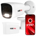 V&auml;lis IP-kaamera KEEYO LV-V-IP5M40TF-DL, 5MP, 40 m pime n&auml;gemine, AI funktsioonid, IP67