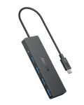 USB-jaotus Anker, 4 USB 3.0 pesa, USB-C