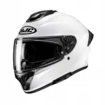 Motorratturi kiiver HJC C71, valge, XXL