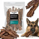 Kuivatatud veise kopsud koertele, naturaalsed maiused, 250 g
