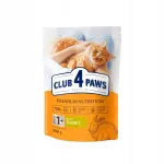Kuiv kassitoit CLUB 4 PAWS k&uuml;&uuml;likuliha, 300 g