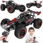 Puldiga juhitav maastiku RC auto, 2,4 GHz, LED-valgustusega