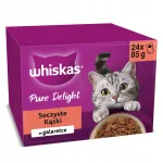 M&auml;rg kassitoit WHISKAS Pure Delight želeega, 24 x 85 g