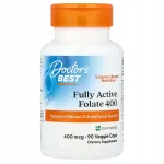 Toidulisand Doctor's Best Fully Active Folate 400 foolhape