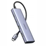 USB-C jaotus, 2x USB-A, 2x USB-C, 20 cm, hall