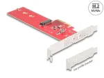 PCIe 5.0 x4 NVMe M.2 Key M madala profiiliga adapter Delock 90889