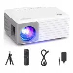 AKIYO O1 mini projektor 480P Full HD HDMI, USB, Firestick, statiivi ja kaugjuhtimispuldiga