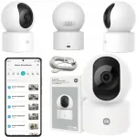 XIAOMI kodu WiFi-kaamera p&ouml;&ouml;rlev, Full HD 360&deg;