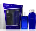 Poseidon Blue l&otilde;hnakomplekt: tualettvesi 100 ml ja du&scaron;igeel 250 ml