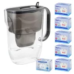 Veefilter kann Aquaphor Fresh 3,2 l must 6 vahetatava filtriga