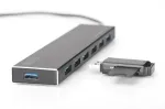 USB-jaotus Digitus, 7 pesa, USB 3.0, aktiivne, alumiinium