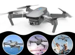 Kokkupandav droon E88 Pro 4K juhtmega, WiFi FPV, kandekotiga