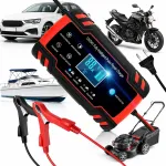 Autoaku laadija 12V 8A / 24V 4A