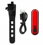 USB-laetav LED ratta esi- ja tagatulede komplekt, veekindel IPX4, 3 režiimi, 100 m