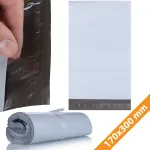 Keeraja &uuml;mbrikud ROSFIX, valged, LDPE, 170x300 mm, 100 tk