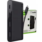 Belkin Travel Hub USB-jagaja, 4 pordi (2x USB-C, 2x USB-A), 5 Gbps, must