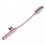 USB-C kuni 3,5 mm k&otilde;rvaklappide adapter, roosa