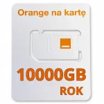 Mobiilne internet Orange LTE 5G 10000GB 118GB SIM-kaart ruuterile aastaks