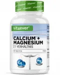 Toidulisand CALCIUM MAGNESIUM 2:1, 365 tabletti, VIT4EVER