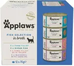 Applaws kassitoit kalamaitseline, 12 x 70 g