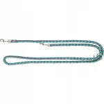Reguleeritav koerarihm Trixie Cavo, aqua/grafiidi, L-XL, 2 m x 18 mm