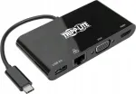 USB-C multifunktsionaalne adapter 4K HDMI, VGA, USB-A, GbE, HDCP, U444-06N-HV4GUB