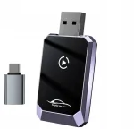 AI&JL juhtmevaba CarPlay ja Android Auto adapter, USB, Wi-Fi, Bluetooth 2-in-1